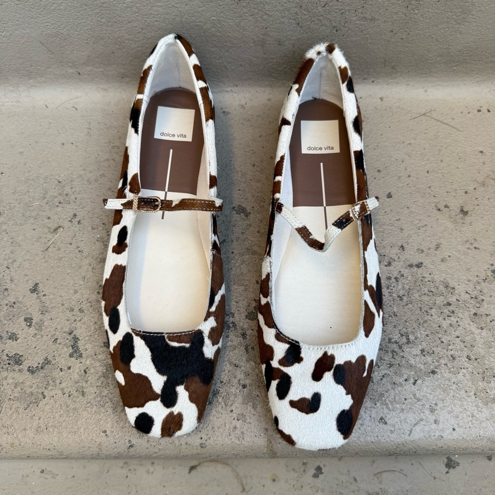 Dolce Vita Reyes Ballet Flats Calf Hair - Picture 3 of 10
